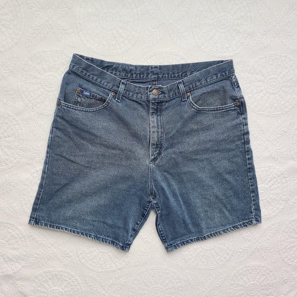 Lee Shorts Vintage 99s Mens Dark Blue Jean Shorts Jorts Poshmark